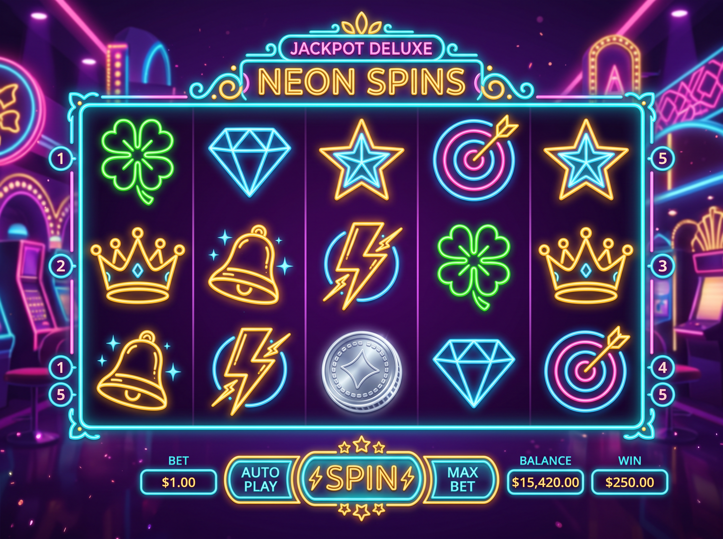 Preview of the Crown Reels social casino style game